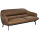 Armani Cognac Leather Sofa